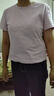 班尼路（Baleno）100%純棉短袖T恤女2025年夏季寬松短款小個(gè)子時(shí)尚百搭休閑款上衣 曬單實(shí)拍圖