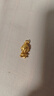 Lossot大日如來佛足金佛頭黃金吊墜3d硬金佛祖掛墜本命年項(xiàng)鏈七夕禮物 曬單實(shí)拍圖