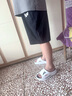 利達(dá)妮（TZLDN）踩屎感拖鞋男士外穿運(yùn)動(dòng)潮流室內(nèi)家居防滑防臭厚底戶外涼拖鞋夏季 白極黑 40-41 【適合39-40碼】 曬單實(shí)拍圖