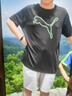 彪馬（PUMA）吸濕速干訓(xùn)練休閑短袖T恤男子夏季健身運動上衣520315 黑色-熒光綠-51 XL (185/104A) 曬單實拍圖