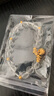 周六福  水晶瑪瑙玉髓手串男女款綠幽靈超七招財手鏈禮物 凈化平衡-白水晶 8mm 曬單實拍圖