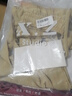韓璐嬌（hanlujiao）休閑褲女裝2025夏季新款氣質(zhì)顯瘦搭配一整套冰絲運(yùn)動(dòng)闊腿褲套裝女 紫薯色上衣+卡其色褲子 M （建議96-108斤） 曬單實(shí)拍圖