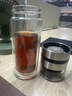 巫記茶水分離杯雙層茶杯透明商務(wù)禮品杯便攜高硼硅茶杯隔熱玻璃水杯 茶水分離鋼本色500ml高硼硅雙層 曬單實(shí)拍圖