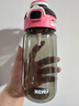 小茶日記可愛學(xué)生飲水杯瘋狂派對(duì)吸管杯大容量便攜式水杯杯子 芭比粉+貼紙+杯刷 700ml 曬單實(shí)拍圖