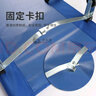 京安通 折疊擔(dān)架簡(jiǎn)易應(yīng)急救生救護(hù)消防演習(xí)單架 藍(lán)色加厚鋼管鍍鋅二折 曬單實(shí)拍圖