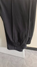 GXG男裝西褲男休閑褲男士長褲通勤25春新品 黑色 185/XXL 曬單實(shí)拍圖