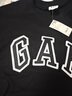 Gap女裝2025夏季新款純棉彩色膠印logo短袖T恤常規休閑上衣765994 灰白色 M (165/84A) 亞洲尺碼 曬單實(shí)拍圖