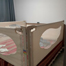 bebebus床圍欄寶寶防摔兒童床邊防護(hù)欄加高無縫隙三面U型 1.8m+2.0m*2 曬單實(shí)拍圖