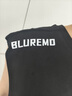 BLUREMO背心夏季無袖t恤潮牌簡約印花百搭寬松圓領(lǐng)坎肩 黑色 2XL 曬單實(shí)拍圖