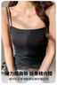 都市麗人女士吊帶背心女春夏季涼感透氣內外百搭自帶胸墊可外穿打底衫 白色 帶胸墊 均碼 曬單實(shí)拍圖