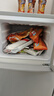 長(cháng)城（GREAT WALL FRIDGE）家用迷你小冰箱小型冷凍冷藏保鮮宿舍出租房辦公室節能省電雙開(kāi)門(mén)電冰箱 銀色108L【一級能效 全國聯(lián)?！?曬單實(shí)拍圖