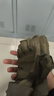 妙占 騎行手套半指戰(zhàn)術(shù)手套戶外防滑耐磨軍迷訓(xùn)練短指手套騎行配件 騎行手套【半指軍綠均碼】 曬單實拍圖