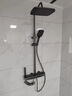 科勒（KOHLER）淋浴花灑套裝槍灰鋼琴花灑全套家用衛浴增壓花灑噴頭淋浴器套裝 K-628槍灰色氛圍燈【恒溫款】 送貨入戶(hù)【免費拆舊+安裝】 曬單實(shí)拍圖