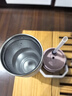 STANLEY拎拎杯吸管杯水杯保溫杯不銹鋼杯子冰霸杯大容量辦公591ML-晶粉色 曬單實拍圖