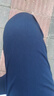 ELAND衣戀休閑褲高腰直筒修身顯瘦微彈女士長(cháng)褲美拉德夏季 藏青色(59)Navy S 160 曬單實(shí)拍圖