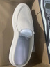 AIZUNSHI老北京布男鞋夏季透氣懶人千層底一腳蹬帆布鞋辦公室板鞋半拖男 CF627灰色 44 (270mm) 曬單實(shí)拍圖