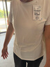 安踏冰絲速干短袖T恤女2025年夏季新薄款寬松正肩跑步健身運(yùn)動(dòng)上衣 7128-2紙莎白【冰絲速干】 M (165) 曬單實(shí)拍圖