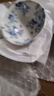 美濃燒 日式餐具進(jìn)口青花浮雕湯碗手繪碗壽司家用飯碗花集系列 HT-6飯碗【13.7CM*6.5CM】 曬單實(shí)拍圖