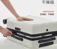愛(ài)華仕方糖箱24英寸行李箱女拉桿箱男大容量托運箱旅行箱密碼6756卡其色 曬單實(shí)拍圖