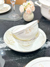 漢茗中式風(fēng)景德鎮(zhèn)骨瓷碗盤餐具整套家用高級(jí)感陶瓷碗碟筷套裝喬遷禮物 升級(jí)款60件套丨配高檔錦盒 曬單實(shí)拍圖