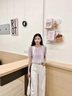 香影萊賽爾天絲襯衫女泡泡袖2025夏裝新款溫柔風(fēng)襯衣漸變紫色上衣 紫色 S 155/80A/85-95斤 曬單實(shí)拍圖