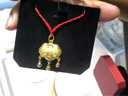 周大福寶寶金飾 富貴長(zhǎng)命黃金鎖嬰兒吊墜周歲禮物(工費(fèi):260計(jì)價(jià))EOF1607 足金 約6.9g 曬單實(shí)拍圖