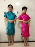 葉余兒童旗袍2025新款夏季復(fù)古龍鳳織錦緞公主裙中國(guó)風(fēng)寶寶女童旗袍裙 龍鳳小旗袍大紅 150 16# 曬單實(shí)拍圖