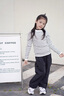 巴拉巴拉balaone童裝兒童毛衣女童2025新款春秋裝打底衫毛衫套頭 黑白色調(diào)00491 140 曬單實(shí)拍圖