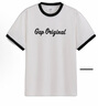 Gap男女裝2025夏季新款純棉撞色印花logo短袖T恤多色上衣729119 黑色 S (165/88A) 亞洲尺碼 曬單實(shí)拍圖