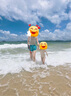 MAGNLENS【金晨同款】magnlens慢跑短褲女夏季新款藍(lán)色撞色印花百搭時(shí)尚運(yùn) 湖藍(lán) S 165 曬單實(shí)拍圖