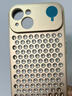 小殼郎 iPhone14手機(jī)殼鏤空散熱蘋果14pro手機(jī)套14promax蜂窩全鋁合金時(shí)尚屬邊框高端全包鏡頭防摔保護(hù)殼 鈦金色-【全鋁合金*鏤空散熱】 iPhone 14 曬單實(shí)拍圖