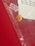 潮宏基足金黃金耳釘計價 蜜糖蜜蜂 EEG30002835 單只款約0.6g 曬單實拍圖