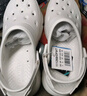 斯凱奇（Skechers）【成毅同款】春夏海豚泡泡鞋|女輕質厚底洞洞鞋清新百搭涼拖鞋 乳白色/OFWT 37 曬單實拍圖