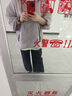 斐樂（FILA）FUSION潮牌情侶短袖T恤夏季寬松休閑印花男女裝圓領(lǐng)純棉上衣 仿古白-IV L (175) 曬單實(shí)拍圖