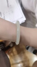 周大福溫婉大氣和田玉福鐲手鐲女送女友送媽媽生日禮物GEV11 56mm 曬單實(shí)拍圖