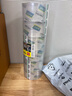 得力(deli)高品質(zhì)高透明封箱膠帶倉庫打包膠帶 60mm*100y*50um(91.4m/卷) 6卷/筒 辦公用品 30325 曬單實拍圖