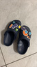 卡駱馳（CROCS）貝雅兒童洞洞鞋男女童戶(hù)外包頭沙灘鞋拖鞋/207013/207012 深藍色-410 29 (175mm) 曬單實(shí)拍圖