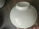 造器德化白瓷盤子家用菜盤陶瓷西餐盤羊脂玉餐具高顏值盤碟喬遷禮物 羊脂玉-8英寸深盤 曬單實拍圖