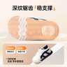 婧麒（JOYNCLEON）男童運(yùn)動鞋2025春季新款兒童鞋子軟底輕便阿甘鞋寶寶學(xué)步鞋中小童 米白色 24 碼 15內(nèi)長適合腳長14.5cm 曬單實拍圖