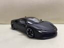 法莫奇車模1:18法拉利SP3 Daytona汽車模型仿真合金手辦送男友生日禮物 1:18法拉利SP3黑色碳纖維紋理版( 曬單實(shí)拍圖