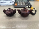 妖嬈貓把把壺手玩擺件紫檀木文玩工藝品打麻將手把件生日七夕禮物送男士 紫檀木麻將把把壺?cái)[件【禮盒裝】 曬單實(shí)拍圖