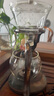 正揚(yáng)玻璃自動(dòng)茶具懶人整套磁吸茶壺防燙高檔泡茶器功夫杯茶盤套裝家用 自動(dòng)(迎客)+金色把杯 曬單實(shí)拍圖