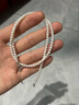 諸暨淡水無核珍珠項鏈純銀正圓baby全珠鏈優(yōu)雅氣質(zhì)女百搭節(jié)日禮物 3-4mm 精選圓珠項鏈 總長40-45CM（可抽拉調(diào)節(jié)） 曬單實拍圖
