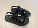 金利來(lái)（Goldlion）涼鞋男輕便商務(wù)休閑鞋舒適耐磨沙灘鞋G596320230AAF黑色41 曬單實(shí)拍圖