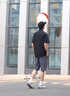 續(xù)即夏季冰絲薄款短袖襯衫男港風(fēng)潮流商務(wù)休閑男生感黑色半袖襯衣 白色 XL 曬單實(shí)拍圖