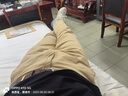 真維斯休閑褲男夏季薄款男褲彈力寬松直筒商務(wù)修身潮流男士百搭長(cháng)褲子 6602淺灰色+卡其色 34 【腰圍=2尺7】（160-170斤穿） 曬單實(shí)拍圖