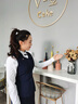 伊婭莎職業(yè)套裝男女氣質(zhì)西裝外套酒店前臺收銀經(jīng)理馬甲套裝服務(wù)員工作服 (女)黑色馬甲+半裙+白襯衫 XL 曬單實(shí)拍圖