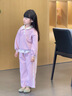 可英 GOWINBABY女童套裝甜美可愛時(shí)尚2025春秋款女孩寬松春裝女寶休閑衛(wèi)衣兩件套 粉色 130 （適合身高120cm-130cm） 曬單實(shí)拍圖