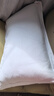 卡瑪奴賓館酒店旅館床上用品白色全棉枕套枕芯套加密緞條純棉枕頭套單件 純棉貢緞加大 60支 60*90cm 曬單實(shí)拍圖