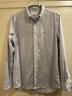 GANT【100%棉】甘特亞洲版型男士刺繡翻領(lǐng)純色休閑寬松長(zhǎng)袖襯衫 455-淺藍(lán)色 L 曬單實(shí)拍圖